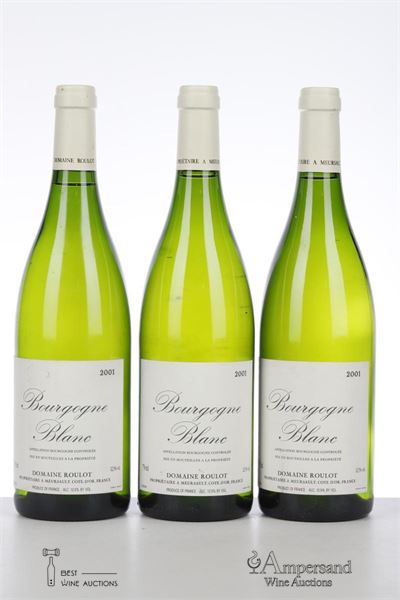 BOURGOGNE BLANC 2001 - Roulot - 3 Bottles
