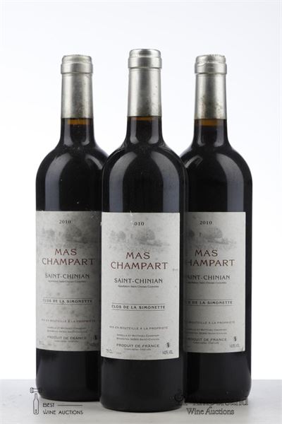 SAINT CHINIAN CLOS DE LA SIMONETTE 2010 - Mas Champart - 3 Bottles