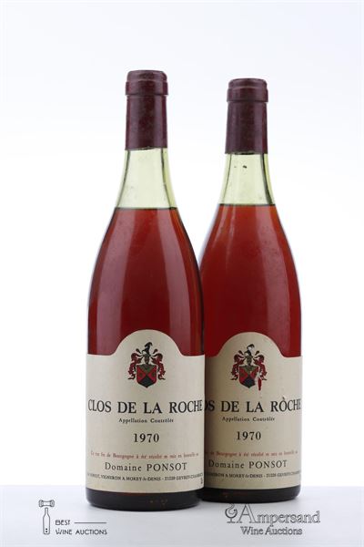 CLOS DE LA ROCHE 1970 - Ponsot - 2 Bottles