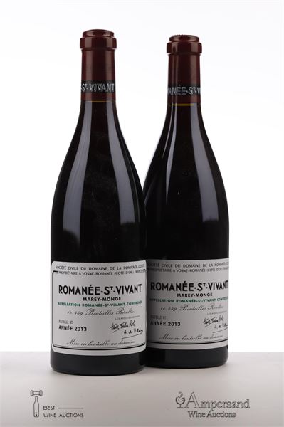 ROMANEE ST VIVANT 2013 - Domaine de la Romanee Conti - 2 Bottles