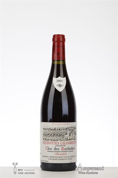 RUCHOTTES CHAMBERTIN CLOS DES RUCHOTTES 2001 - Armand Rousseau - 1 Bottle