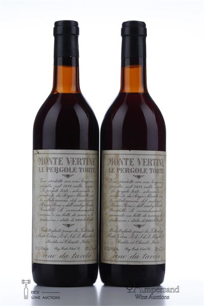 LE PERGOLE TORTE Montevertine 1978 - 2 Bottles