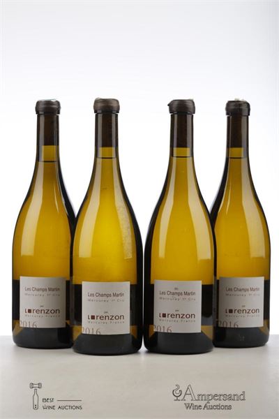MERCUREY BLANC CHAMPS MARTIN 2016 - Bruno Lorenzon - 4 Bottles