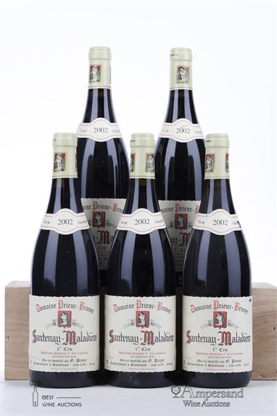 SANTENAY MALADIERE 2002 - Prieur Brunet - 5 Bottles