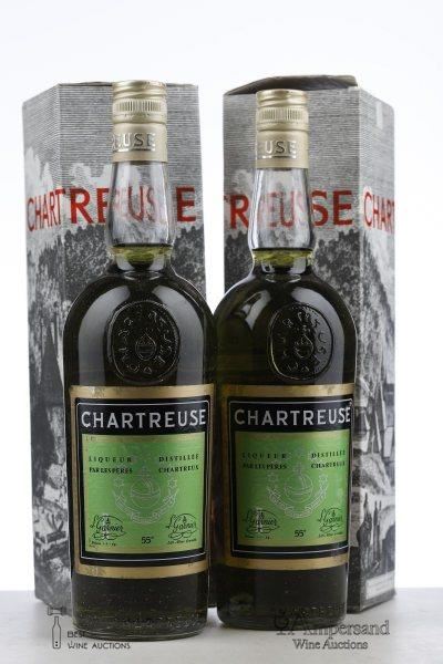CHARTREUSE VERT NV - L. Garnier - 80ies - 55° - 2 x 0,70Ltr - Oc 1