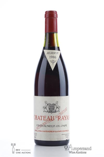 CHATEAUNEUF DU PAPE RAYAS 1986 - Reynaud - 1 Bottle