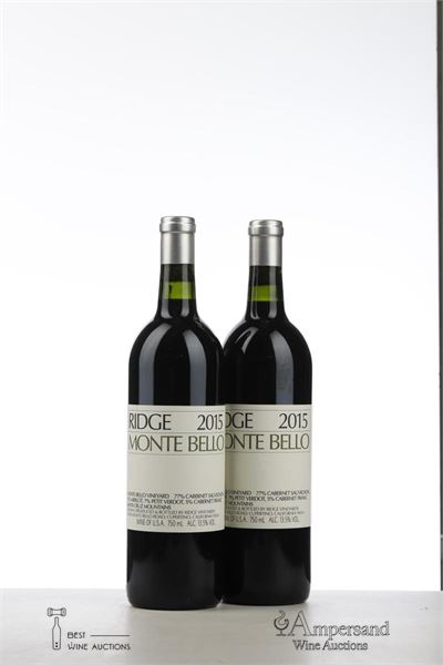 RIDGE MONTE BELLO 2015 - Ridge - 2 Bottles