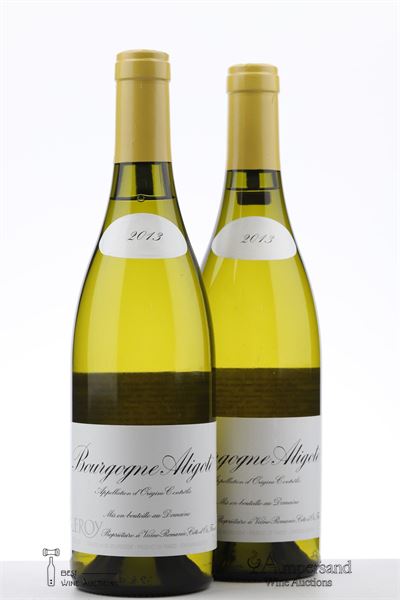 BOURGOGNE ALIGOTE 2013 - Domaine Leroy - 2 Bottles