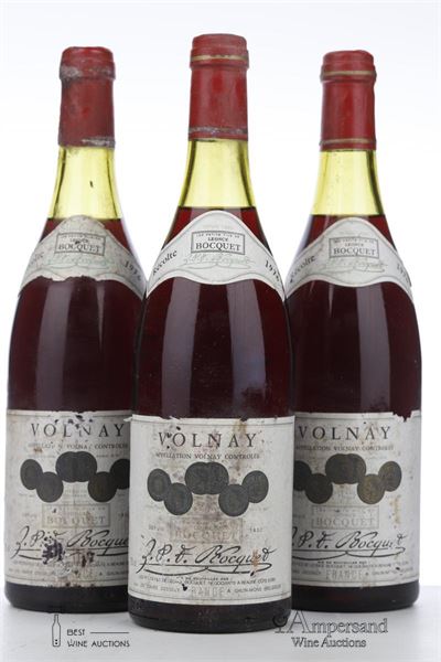 VOLNAY 1976 - Leonce Bocquet - 3 Bottles