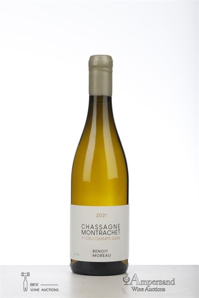 CHASSAGNE MONTRACHET BLANC LES CHAMPS GAIN 2021 - Benoit Moreau - 1 Bottle