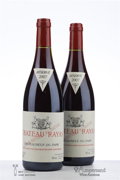 CHATEAUNEUF DU PAPE RAYAS 2007 - Reynaud - 2 Bottles