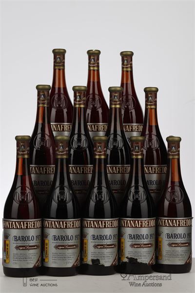 BAROLO VIGNA LAZZARITO 1971 - Fontanafredda - 12 Bottles