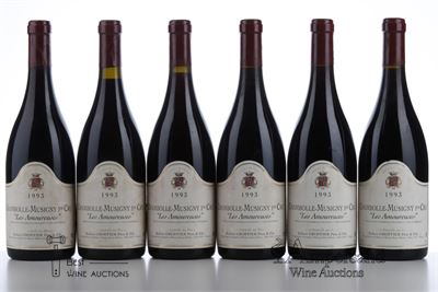 CHAMBOLLE MUSIGNY LES AMOUREUSES 1993 - Robert Groffier - 6 Bottles