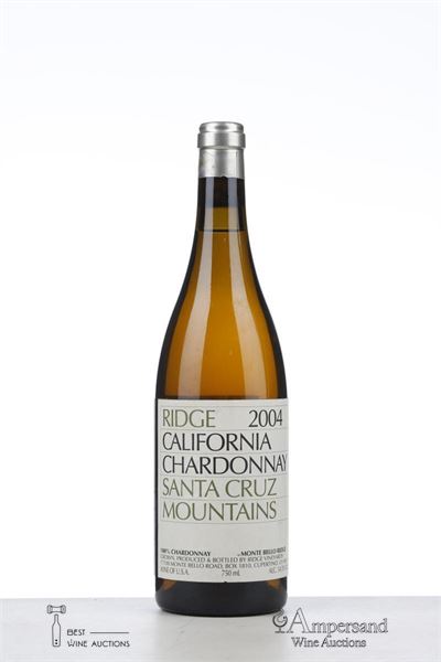 RIDGE SANTA CRUZ MOUNTAINS CHARDONNAY 2004 - Ridge - 1 Bottle