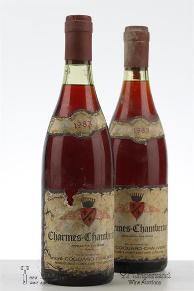 CHARMES CHAMBERTIN 1983 - Andre Coquard Chauvenet - 2 Bottles