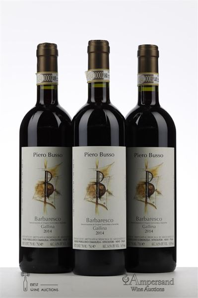 BARBARESCO GALLINA 2014 - Piero Busso - 3 Bottles