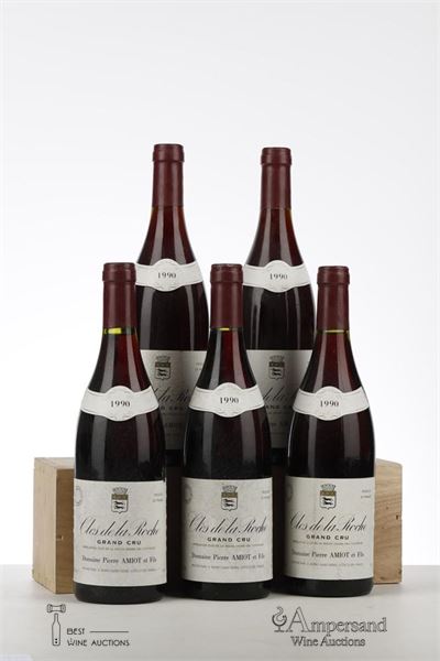 CLOS DE LA ROCHE 1990 - Pierre Amiot - 5 Bottles