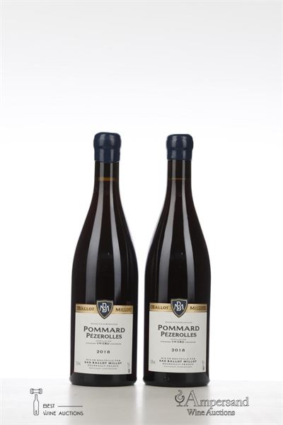POMMARD PEZEROLLES 2018 - Ballot Millot - 2 Bottles