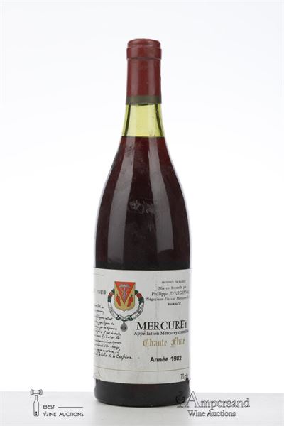 MERCUREY 1982 - Confrerie de la Saint Vincent et Disciples de la Chante Flute - 1 Bottle