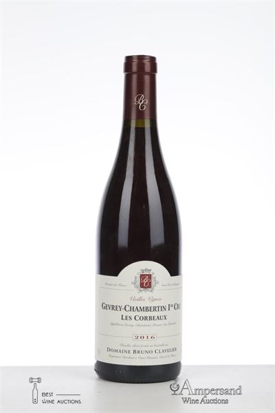 GEVREY CHAMBERTIN LES CORBEAUX VIEILLES VIGNES 2016 - Bruno Clavelier - 1 Bottle
