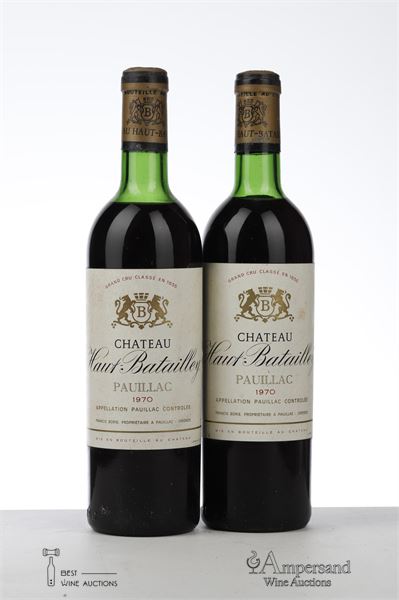 HAUT BATAILLEY 1970 - Mc - 2 Bottles