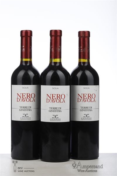 NERO D'AVOLA TERRE GINESTRA 2008 - Cantine Calastri - 3 Bottles