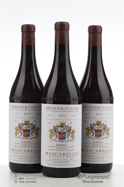 BAROLO MONPRIVATO 2012 - Giuseppe Mascarello - 3 Bottles
