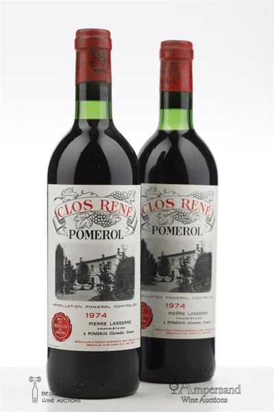 CLOS RENE 1974 - Mc - 2 Bottles