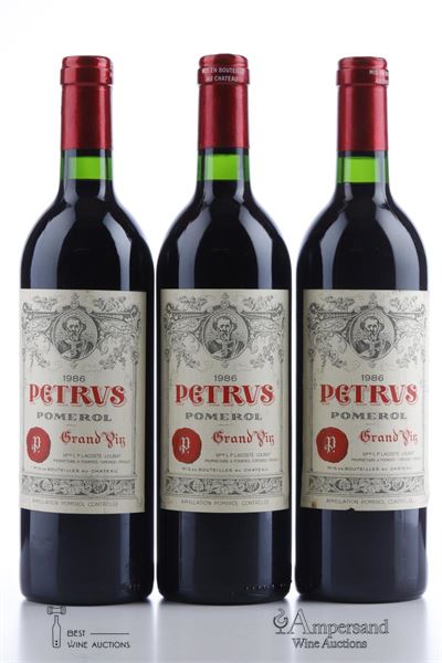 PETRUS 1986 - 3 Bottles