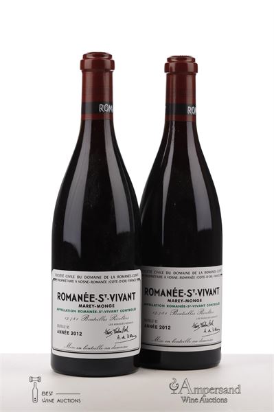 ROMANEE ST VIVANT 2012 - Domaine de la Romanee Conti - 2 Bottles