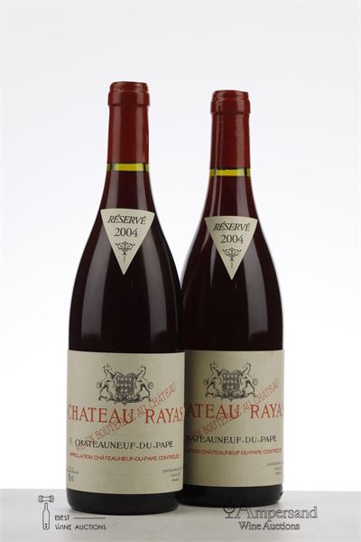 CHATEAUNEUF DU PAPE RAYAS 2004 - Reynaud - 2 Bottles
