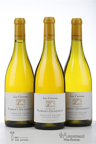 POUILLY FUISSE VIEILLES VIGNES LES CARRONS 2008 - Robert Denogent - 3 Bottles