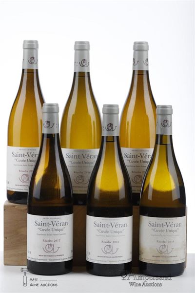 SAINT VERAN CUVEE UNIQUE 1*2010 + 3*2012 + 2*2016  - Guffens Heynen - 6 Bottles