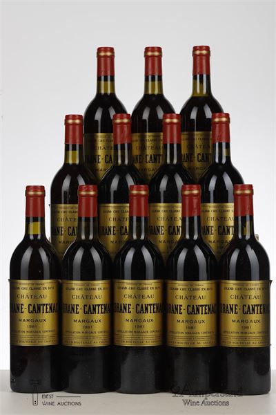 BRANE CANTENAC 1981 - Mc - 12 Bottles - Owc 12