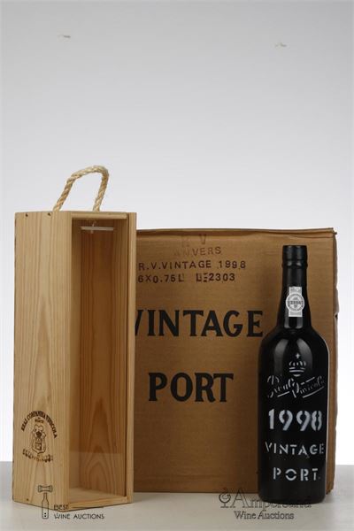 REAL COMPANHIA VELHA VINTAGE PORT 1998 - Real Companhia Velha - 6 Bottles - Owc 1