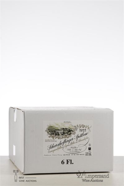 SCHARZHOFBERGER RIESLING SPATLESE 2022 - Egon Muller - 6 Bottles - Oc 6