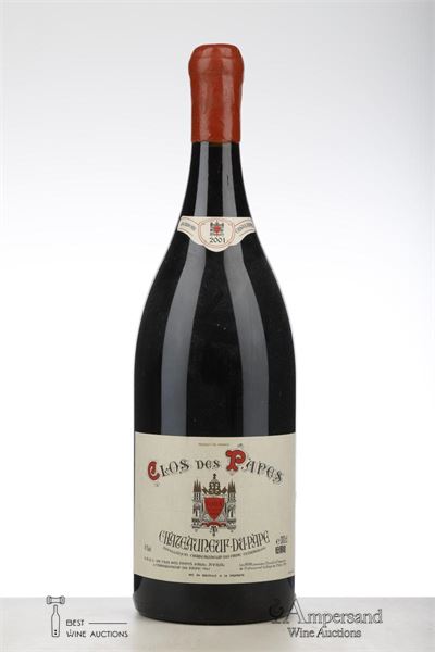 CHATEAUNEUF DU PAPE CLOS DES PAPES 2001 - Paul Avril - 1 x 3,000Ltr