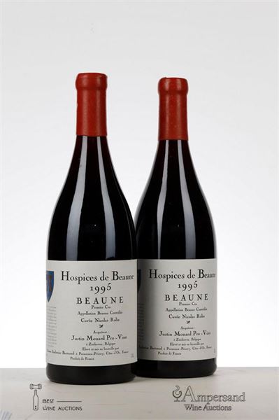 HOSPICES DE BEAUNE BEAUNE 1ER CRU CUVEE NICOLAS ROLIN 1995 - Bertrand Ambroise - 2 x 3.00 Liter Bottles - Owc 1
