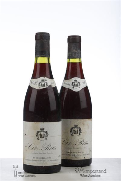 COTE ROTIE 1983 - Michel Bernard - 2 Bottles