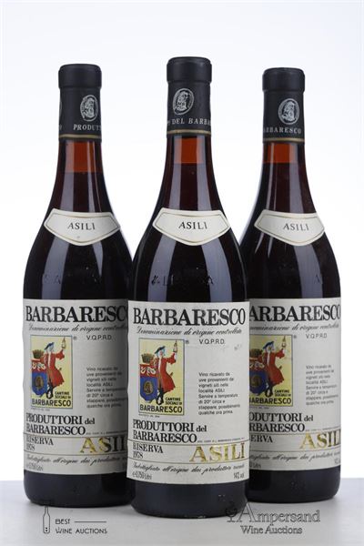 BARBARESCO RISERVA ASILI 1978 - Produttori del Barbaresco - 3 Bottles
