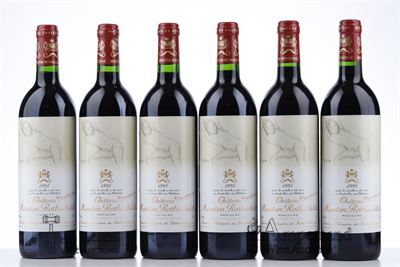MOUTON ROTHSCHILD 1993 - 12 Bottles - Owc 6