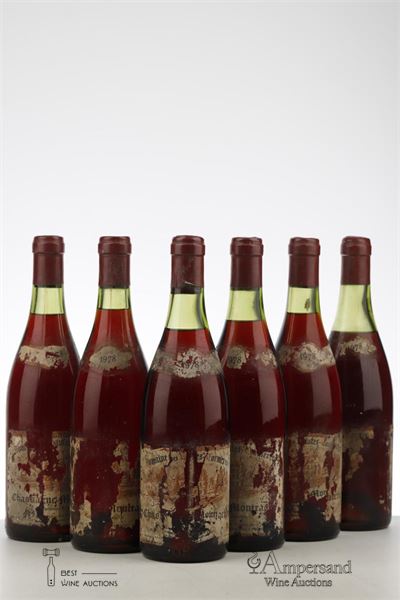 CHASSAGNE MONTRACHET ROUGE 1978 - Hautes Cornieres  - 6 Bottles