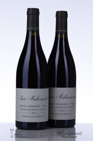 VOSNE ROMANEE AUX MALCONSORTS 2014 - de Montille - 2 Bottles