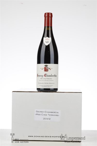 GEVREY CHAMBERTIN MES CINQ TERROIRS 2022 - Denis Mortet  - 6 Bottles - Oc 6