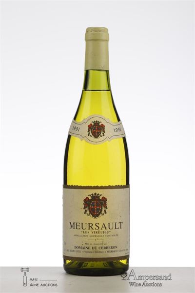 MEURSAULT LES VIREUILS 1991 - Domaine du Cerberon - 1 Bottle