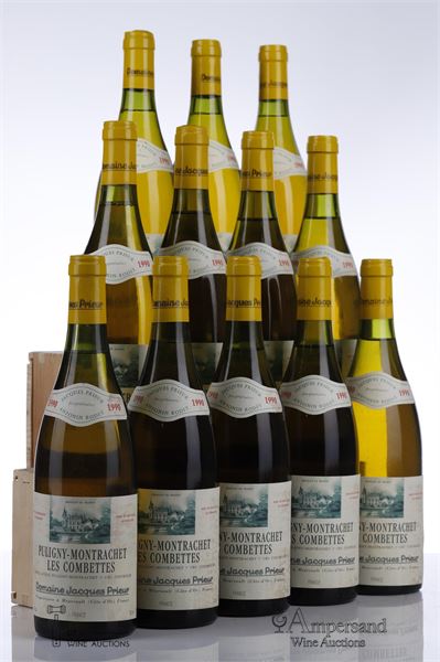 PULIGNY MONTRACHET LES COMBETTES 1990 - Jacques Prieur - 12 Bottles - Owc 12