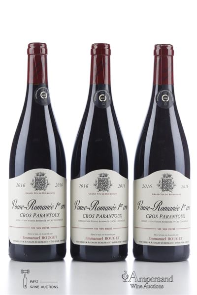 VOSNE ROMANEE CROS PARANTOUX 2016 - Emmanuel Rouget - 3 Bottles