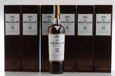 MACALLAN 12 Y - Japanese Backlabel - Alc 40% - 6 Bottles - Oc 1