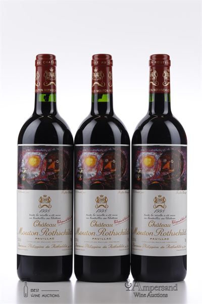 MOUTON ROTHSCHILD 1998 - Mc - 3 Bottles