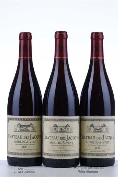 MOULIN A VENT CHAUTEAU DES JACQUES 2011 - Louis Jadot - 3 Bottles